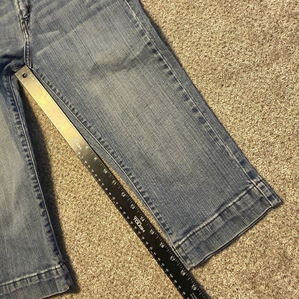 Levi's 545 Capri Jeans Women's Size 4 Medium Wash Denim Cropped Y2K Vintage 2008 - Picture 6 of 15